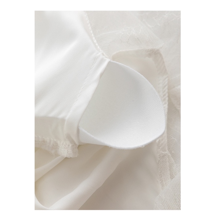 Đầm Ngủ Lụa Lạnh Phối Ren Có Mút Đệm Ngực Gợi Cảm Hàng Mới Dành Cho Bạn