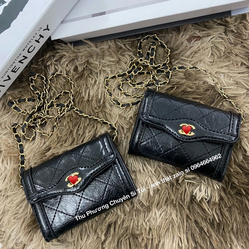 Túi  mini cn đeo chéo thời trang, chất da đẹp cao cấp (ảnh thật shop chụp)