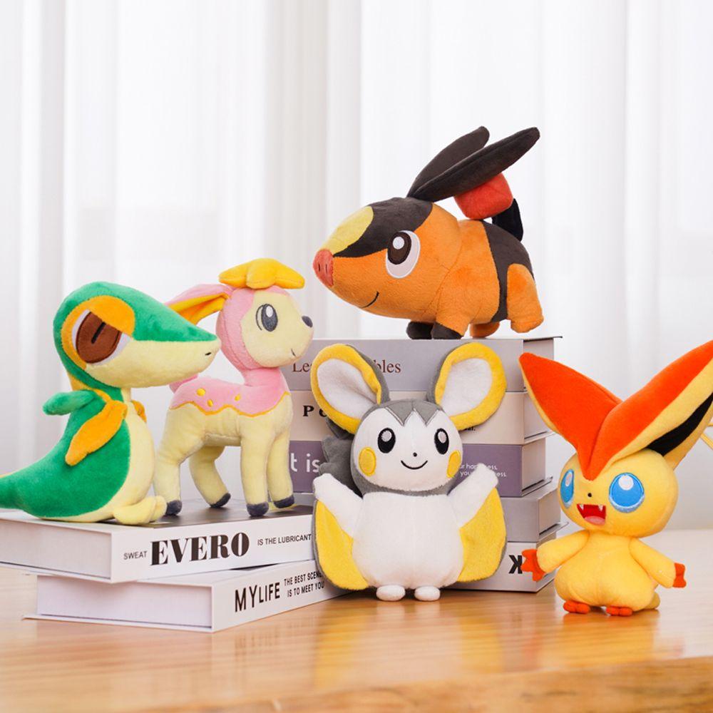 Búp Bê Nhồi Bông Tepig Victini 20cm Mềm Mại Trang Trí Nhà Cửa