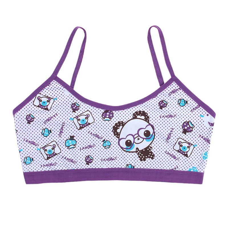 Haha Áo lót vải cotton Mềm Mại Dây Đeo Cho Bé Gái Tuổi Dậy Thì