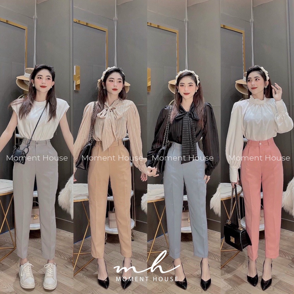 QUẦN BAGGY BASIC, quần công sở [Moment House]