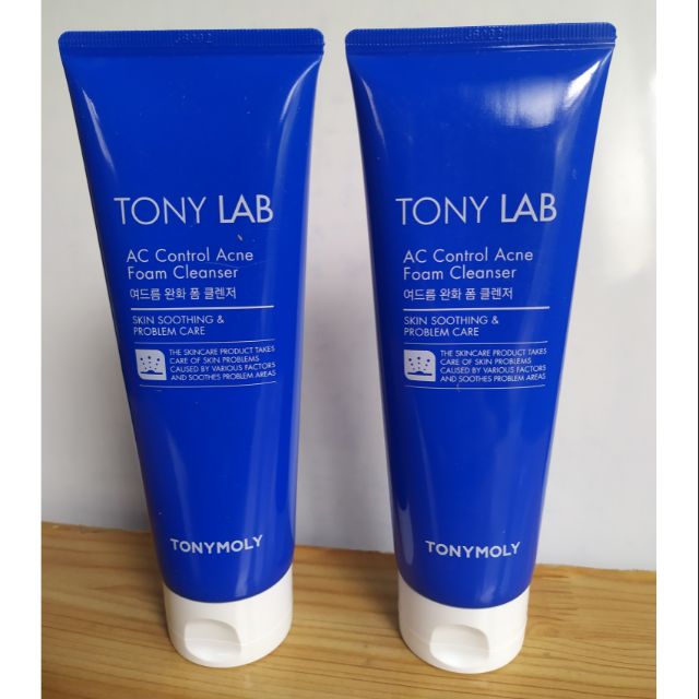 Sữa rửa mặt da dầu, da mụn Tonymoly Tony lab  AC Control Acne Foam Cleanser 150ml