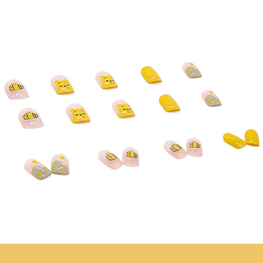 Bộ Móng Tay Giả Ngắn Họa Tiết Dâu Tây Thời Trang Có Thể Tháo Rời