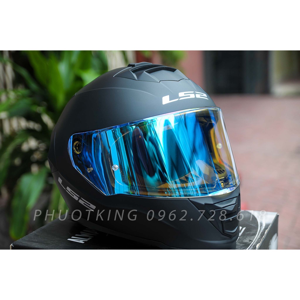 [KÍNH RAINBOW] Mũ bảo hiểm LS2 FF800 tặng pinlock - kính ngoài kính màu siêu đẹp