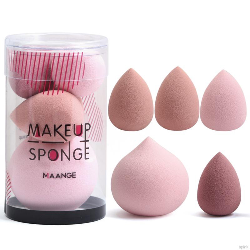 Set 5 Mút Trang Điểm Maange Mini Đa Năng Tiện Dụng