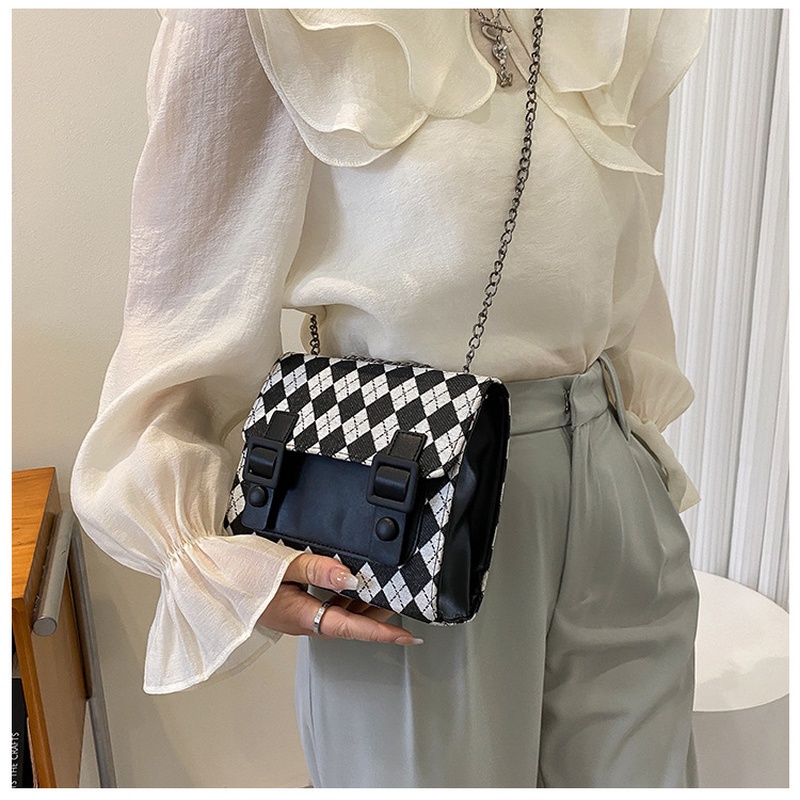 Túi Đeo Chéo Vai Hình Vuông Nhỏ Phong Cách Hàn Quốc Cổ Điển NB00324