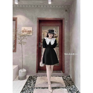 Đầm Xòe Tiểu Thư Phong Cách Vintage Hot Trend Mới TTSA0750