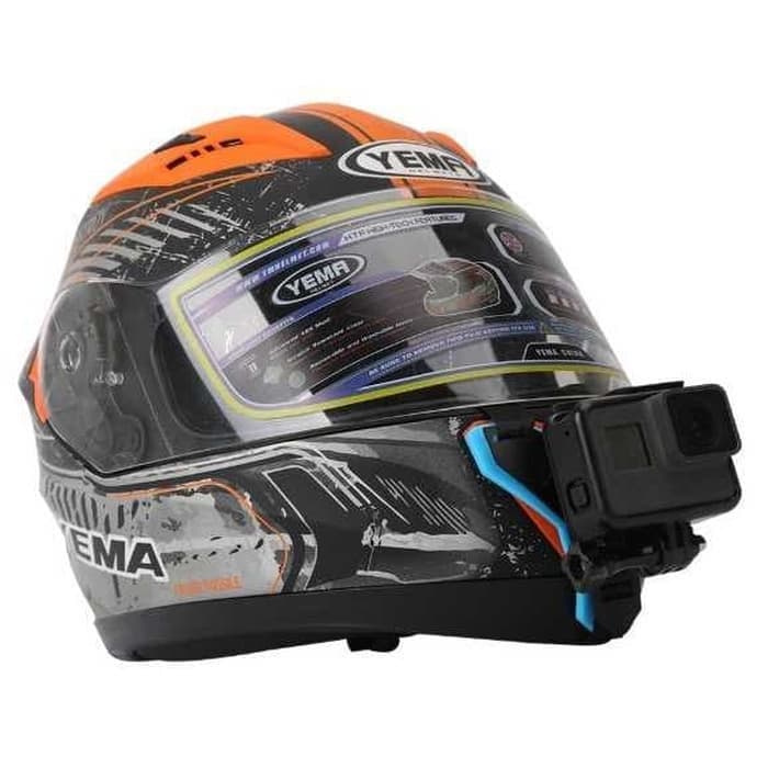 TELESIN Dây đai gắn mũ bảo hiểm cho Gopro Yi Kogan Action Cam - Màu xanh dương | BigBuy360 - bigbuy360.vn