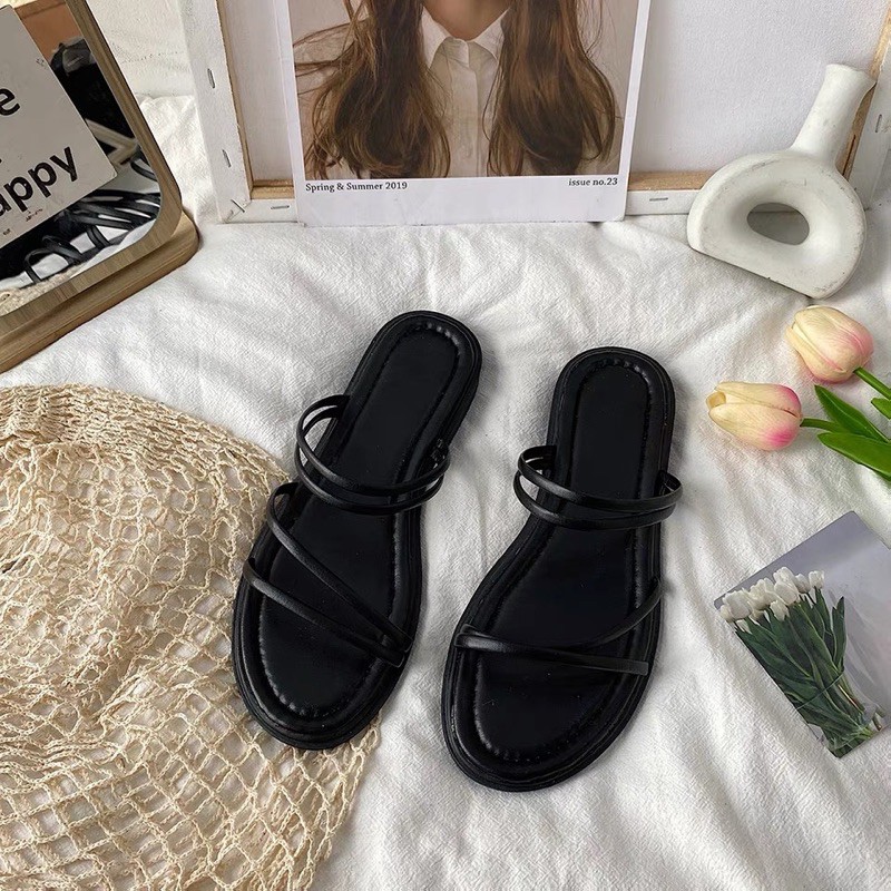 dép đan dây đi biển ulzzang basic