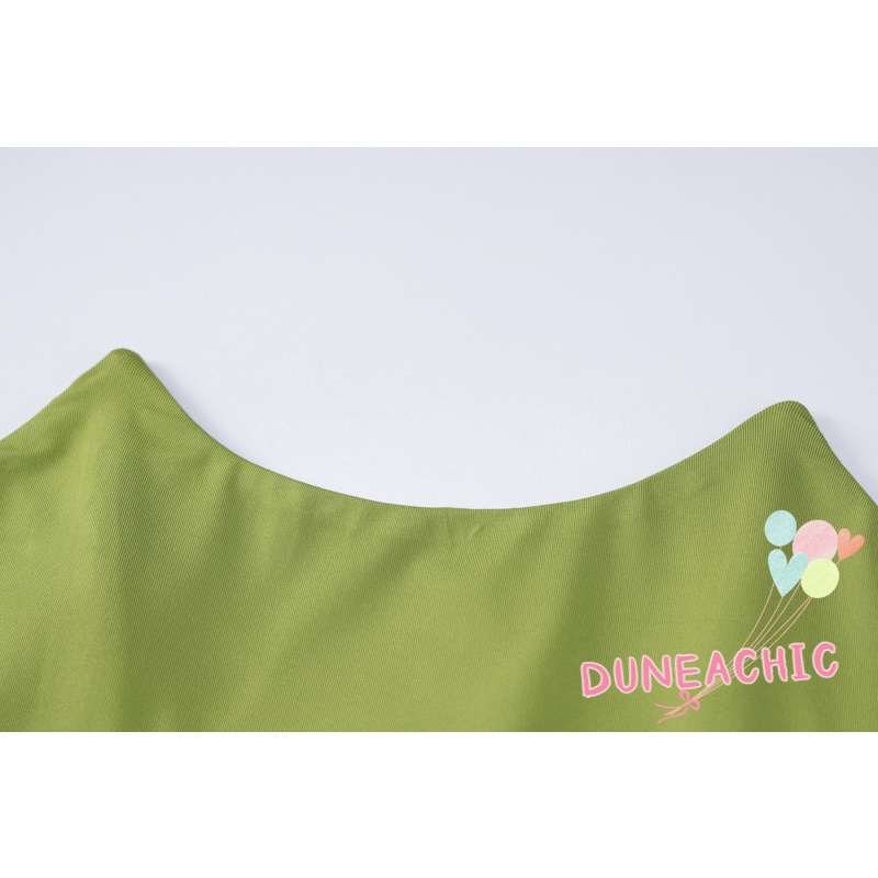 DUNEA Set Áo Ống Kèm Chân Váy Ngắn Xếp Ly Quyến Rũ Dành Cho Nữ