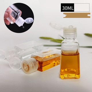 Chai nhựa nắp bật 30ml màu trong suốt