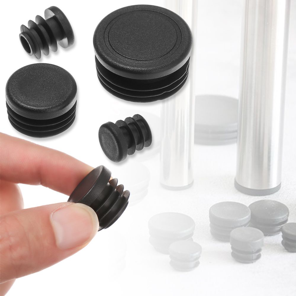 Set 10 Miếng Bọc Chân Ghế Chống Trượt Hình Tròn Bằng Nhựa Tiện Dụng