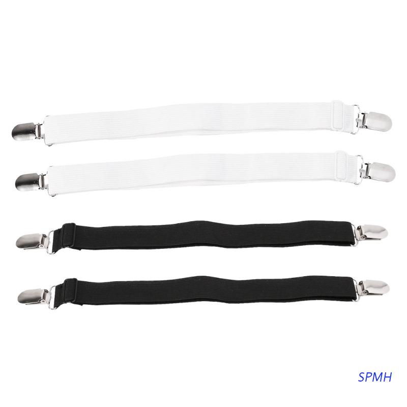 Set 2 dây đai kẹp ga giường co giãn bền bỉ dễ sử dụng