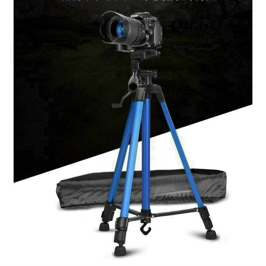 Gậy Tripod 3 Chân Cho Điện Thoại Và Máy Ảnh 3366 Cao Cấp - Tặng Kèm Đầu Kẹp Điện Thoại Và Remote Bluetooth