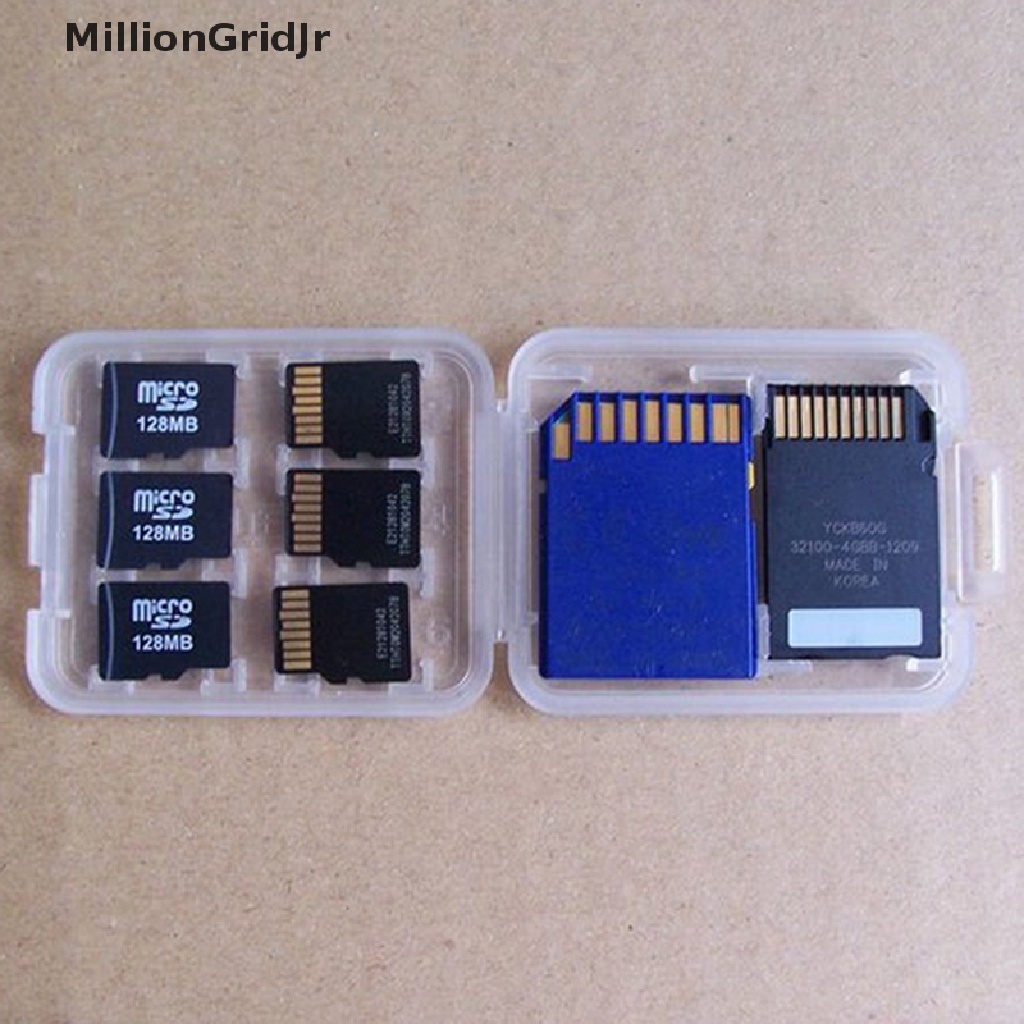 Hộp Đựng Thẻ Nhớ Micro SD TF SDHC MSPD 8 Ngăn Giá Đỡ