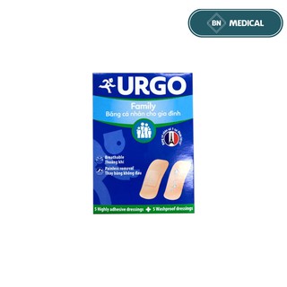 Băng cá nhân urgo family gói 10 miếng
