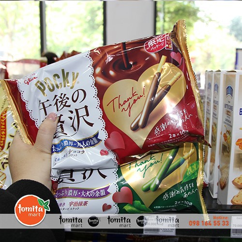 Bánh quy que phủ Socola Glico Pocky Rich 120g