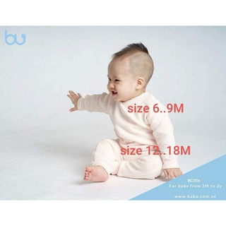 Bu. bộ dài tay size 6..9m