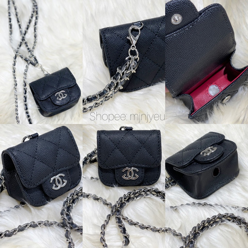 [Mã WAMT2405 giảm 10k đơn 0k] [FULLBOX] Túi Đeo Chéo Trần Trám Da Cừu CNel Siêu Mini Có Thể Đựng AirPodr Siêu Hot 2021 | BigBuy360 - bigbuy360.vn