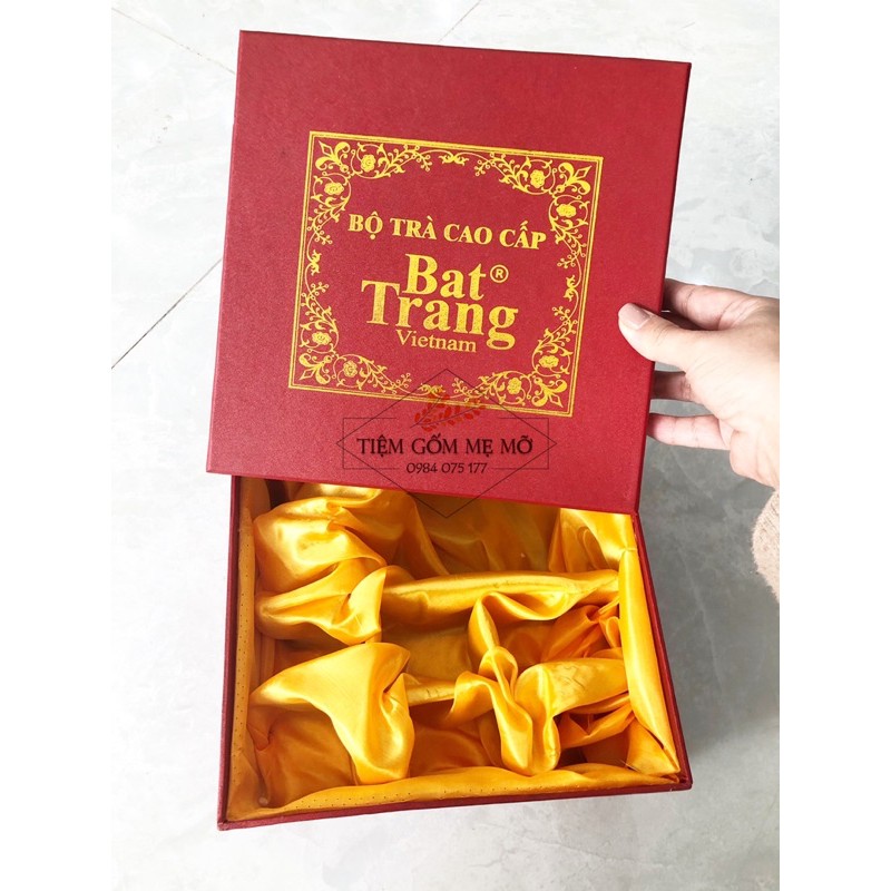 Hộp si lót lụa 🎁Hộp ấm chén quà tặng