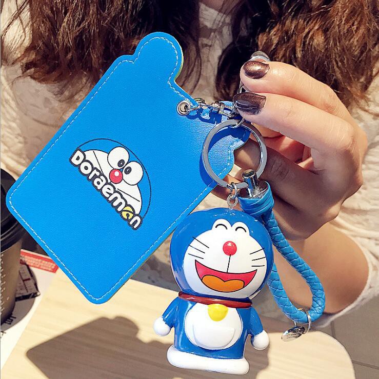 Phiên Bản Hàn Quốc Đa Dạng Họa Tiết Hoạt Hình Dễ Thương PVC Cao Su Mềm Sinh Viên Kitty EasyCard Giá Đỡ Thẻ Xe Buýt Làm Việc ID IC Đựng Thẻ Chìa Khóa Giá Đỡ Thẻ Thẻ