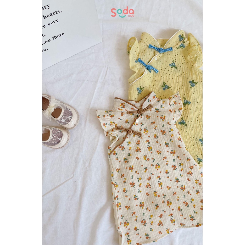 Váy bé gái Almira SODA KIDS phong cách sườn xám cách tân Trung Hoa
