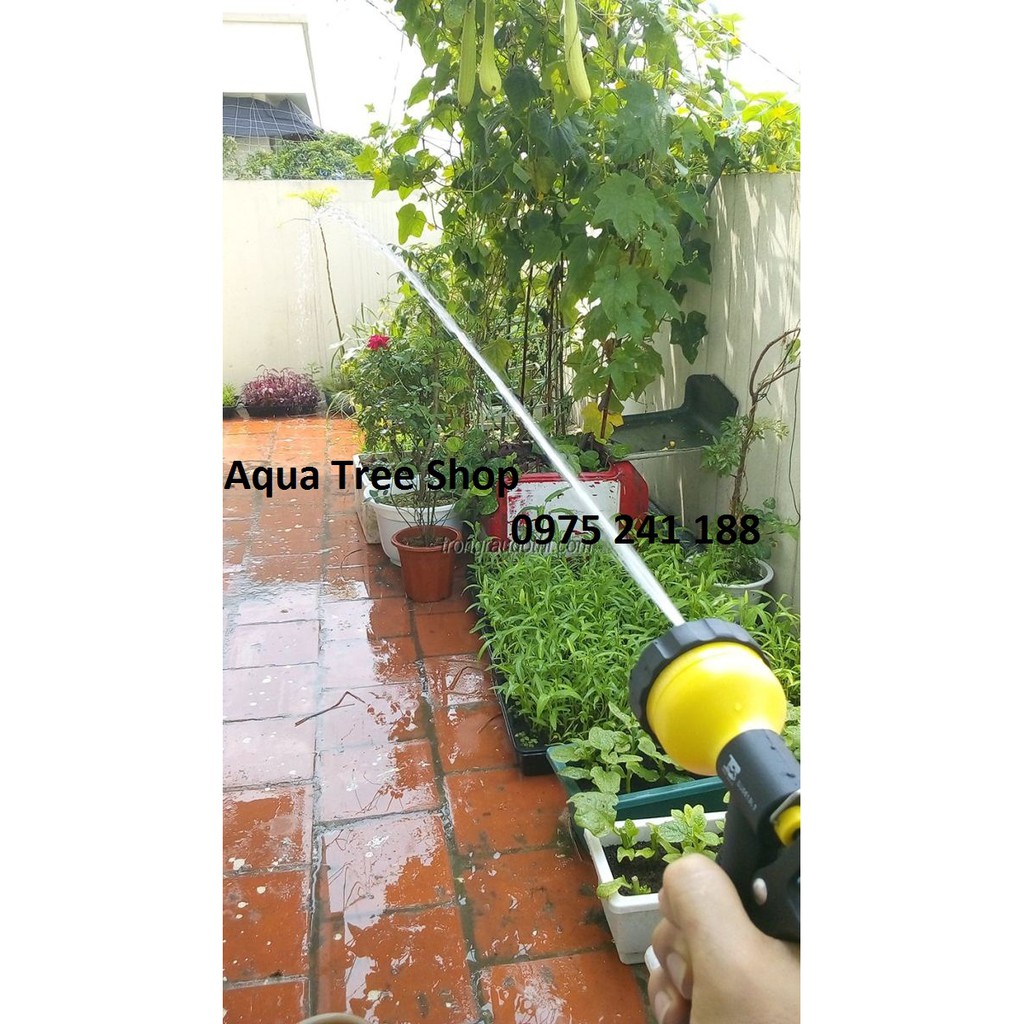 Vòi tưới cây Bosi 6 tùy chỉnh phun tưới (không bao gồm dây)