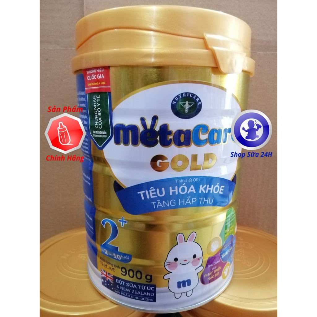 [MẪU MỚI DATE 2023] Sữa Metacare Gold 2+ 900g