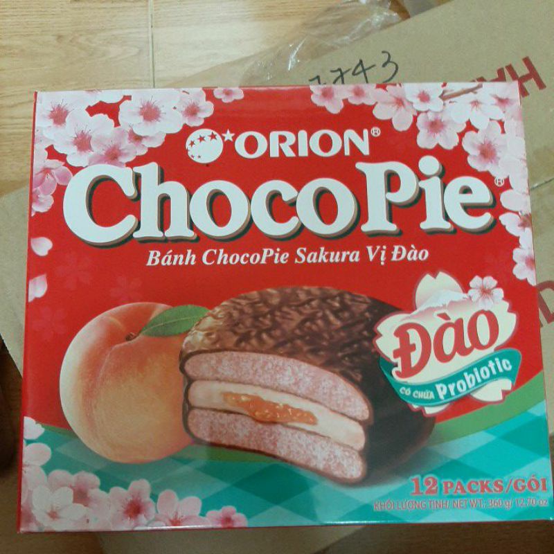 Bánh Chocopice đào Sakura 360g