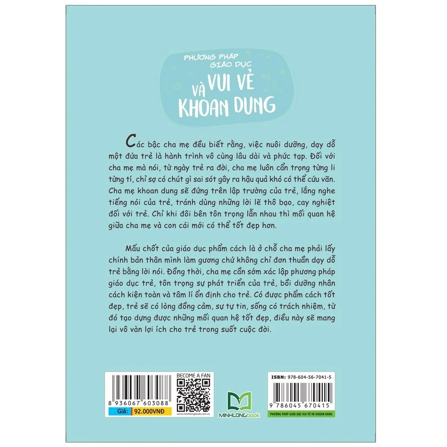 Sách - Phương Pháp Giáo Dục Vui Vẻ Và Khoan Dung