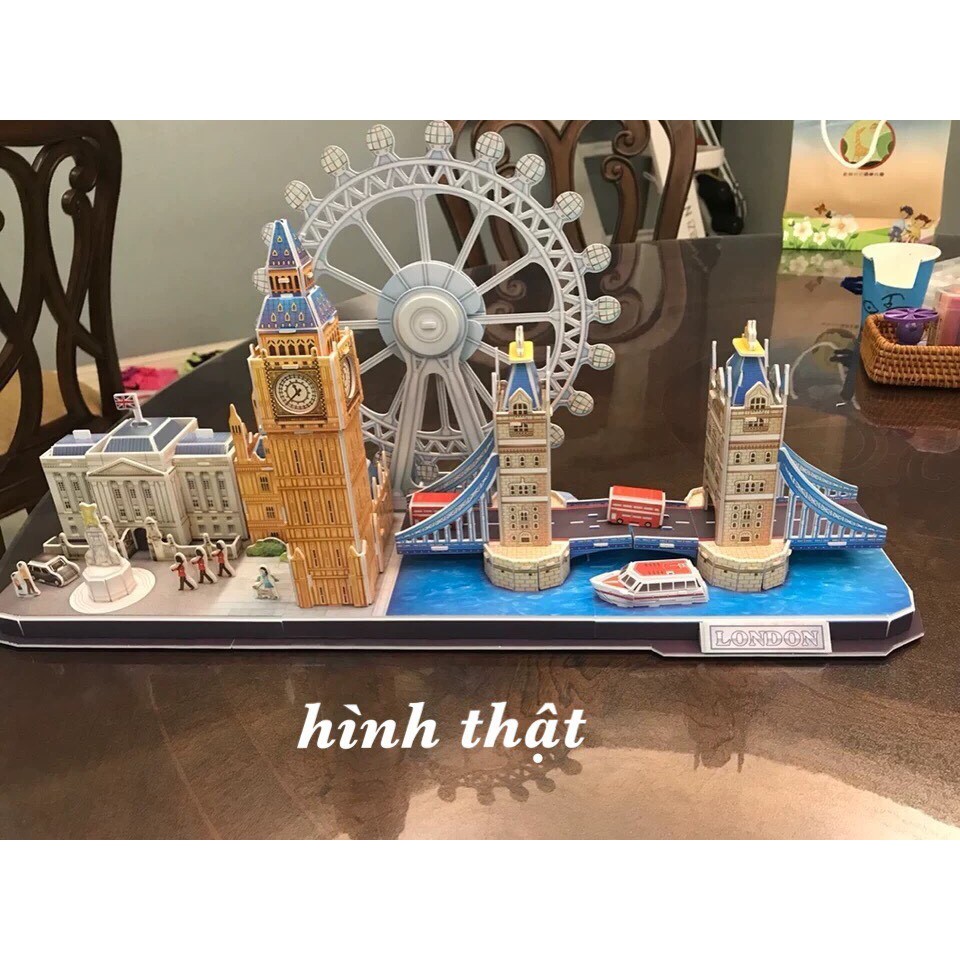 [HÌNH THẬT] Đồ Chơi Ghép Mô Hình 3D CUBIC FUN Sáng Tạo , Các Công Trình Kỳ Quan Nổi Tiếng Thế Giới