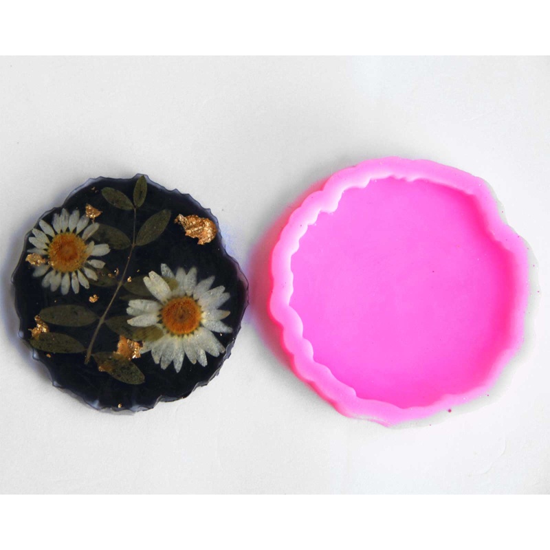Khuôn Silicone Tạo Hình Làm Khay Nhựa Resin DIY