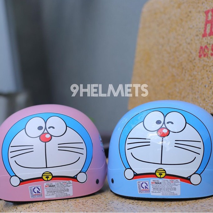 Nón 1/2 Doraemon - Hồng Nhám