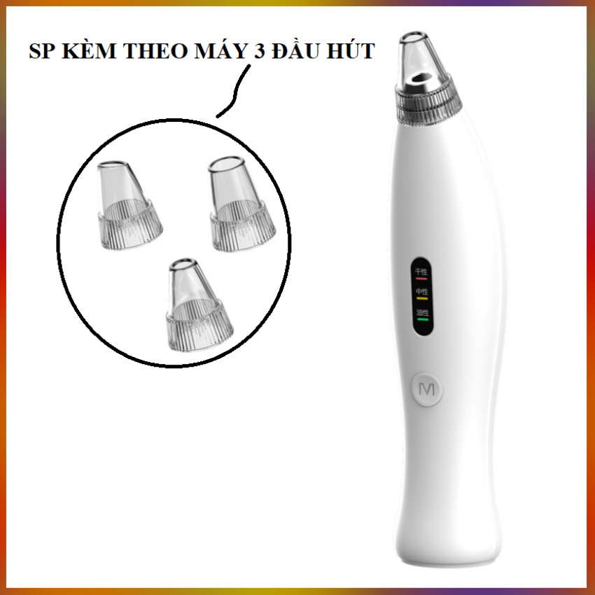 Máy Hút Mụn Cầm Tay Head Beauty - Hút Sạch Mụn Cám, Mụn Đầu Đen