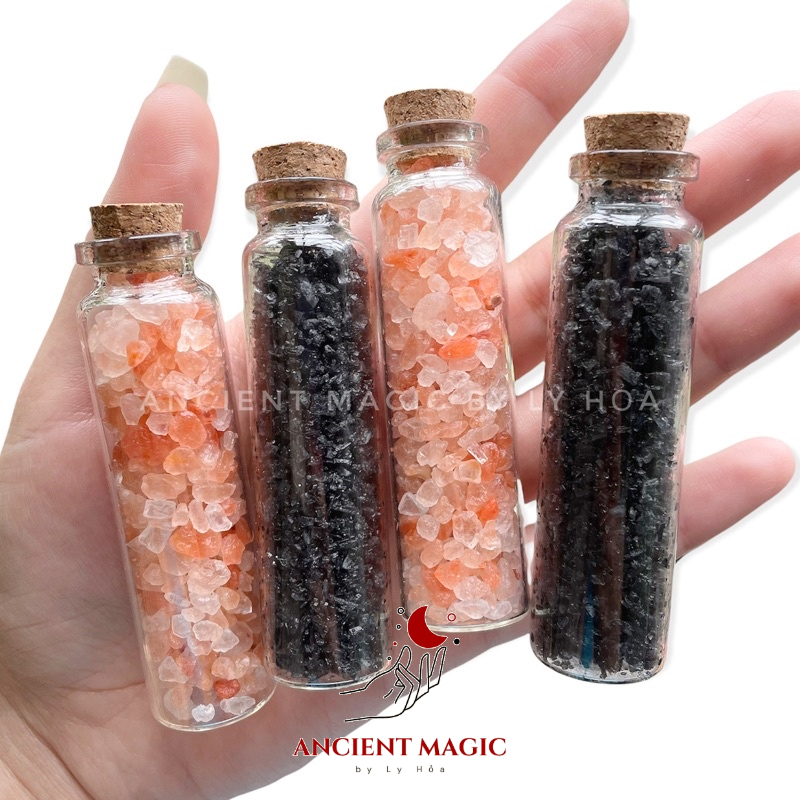 Lọ MUỐI ĐEN WITCHCRAFT  | Bảo vệ - Trục xuất - Thanh tẩy - Giải phóng tiêu cực | Ancient Magic by Ly Hỏa