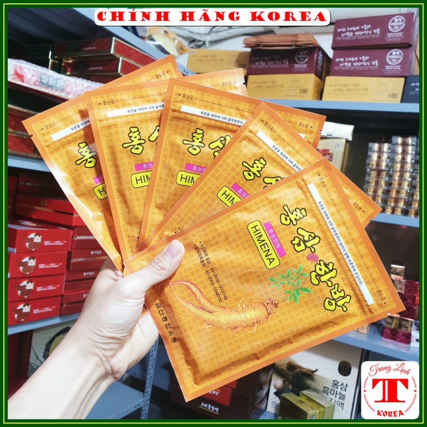 Cao dán hồng sâm Himena hàn quốc, gói 20 miếng - Cao dán sâm chính hãng Korea, tranglinh