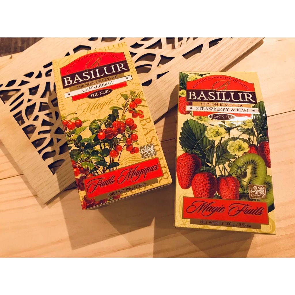 Trà đen Basilur_Hương trái cây_Nhập khẩu Sri Lanka