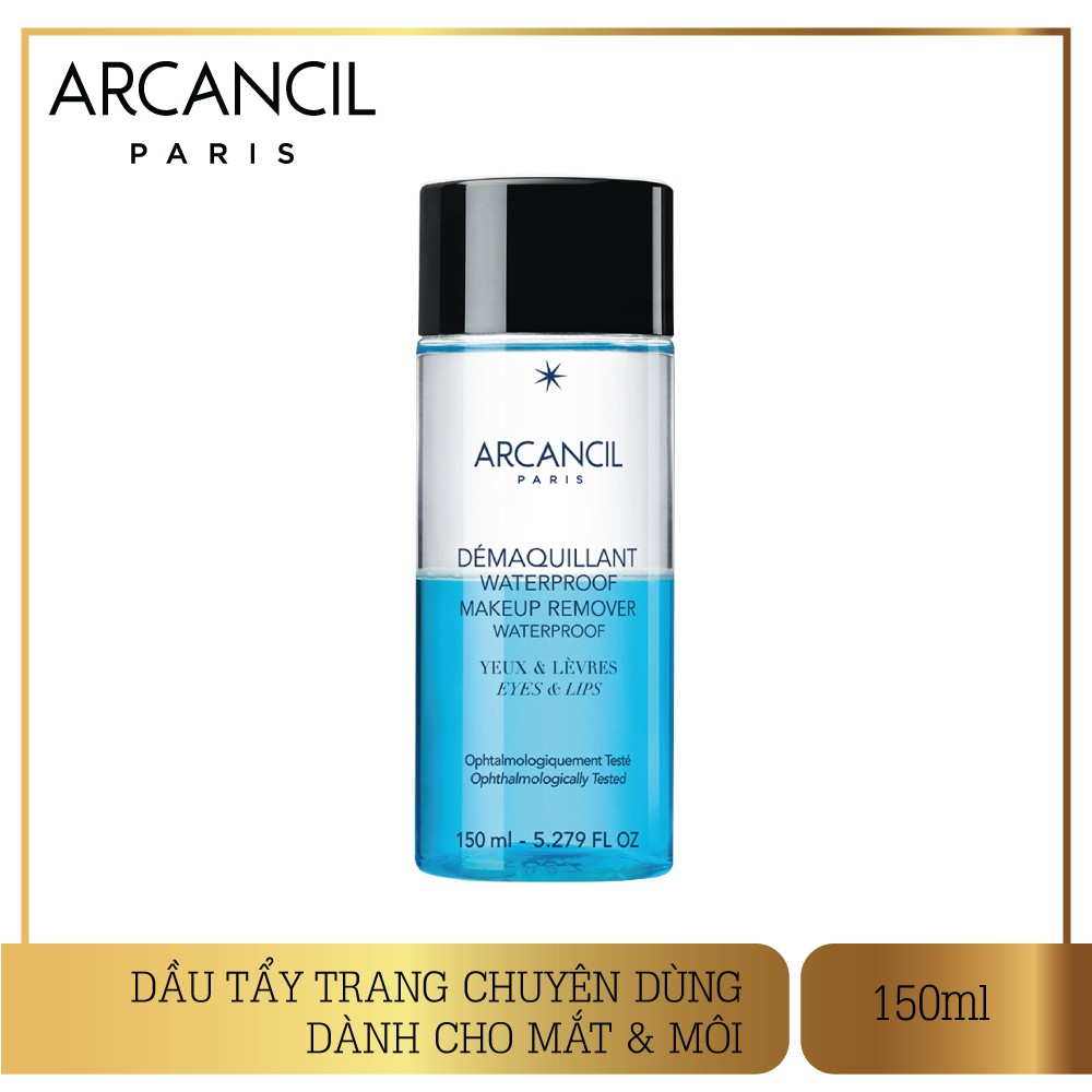 Dầu tẩy trang cho mắt & môi Arcancil dành cho các loại Makeup Remover Waterproof 150ml