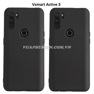 Ốp lưng silicone dẻo màu đen cho Vsmart Active 3, Active 1+, Active 1, Joy 3, Joy 2+, Joy1, Joy 1+, Bee 3, Live, Star 3