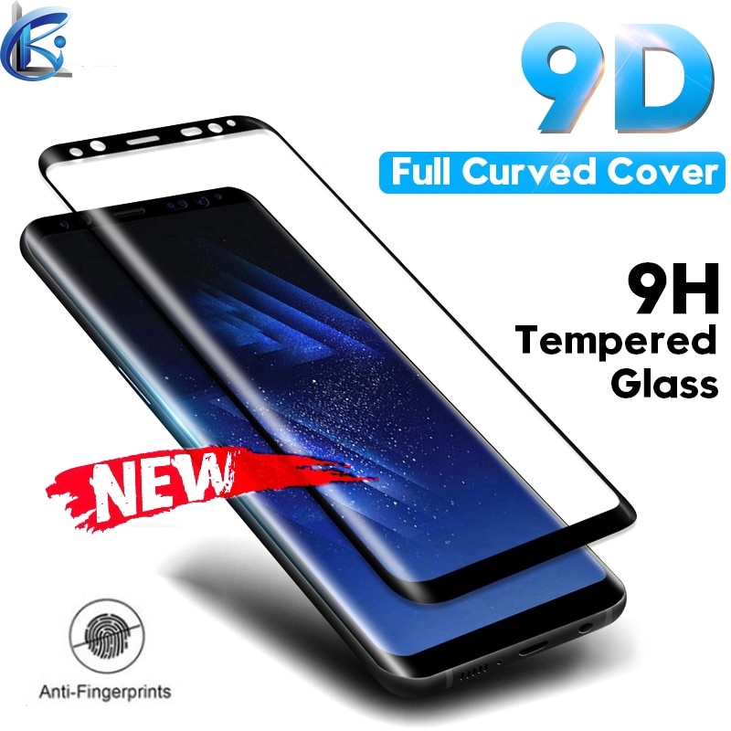 Kính Cường Lực 9D Bảo Vệ Toàn Màn Hình Cho Samsung S21 S20 S10 S9 S8 Plus Note 8 9 10 Pro Note 20 S20 S21 Ultra