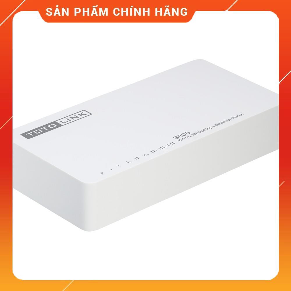 Bộ chia mạng Totolink S808 - Switch 8 cổng 10/100Mbps