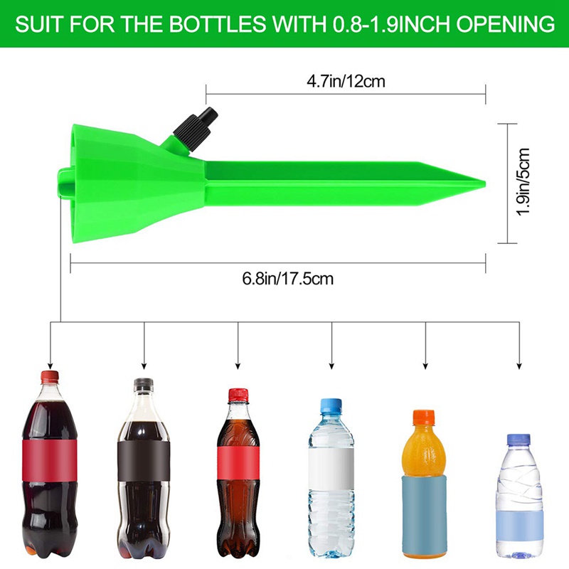 Máy tưới cây , Hệ thống gai tưới cây tự trồng 12PCS với Công tắc van điều khiển nhả chậm , Máy tưới cây tự động