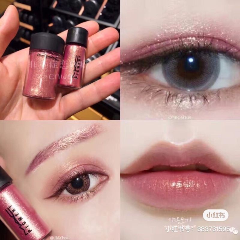 NHŨ MẮT TRANG ĐIỂM KIM TUYẾN MAC PIGMENT COLOUR POWDER