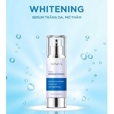 Lotion Dưỡng Ẩm và Làm Dịu, Phục Hồi Da SKINAVIS Moisturizer &amp; Serum Dưỡng Trắng Sáng Da Giảm Thâm SKINAVIS Serum Bright