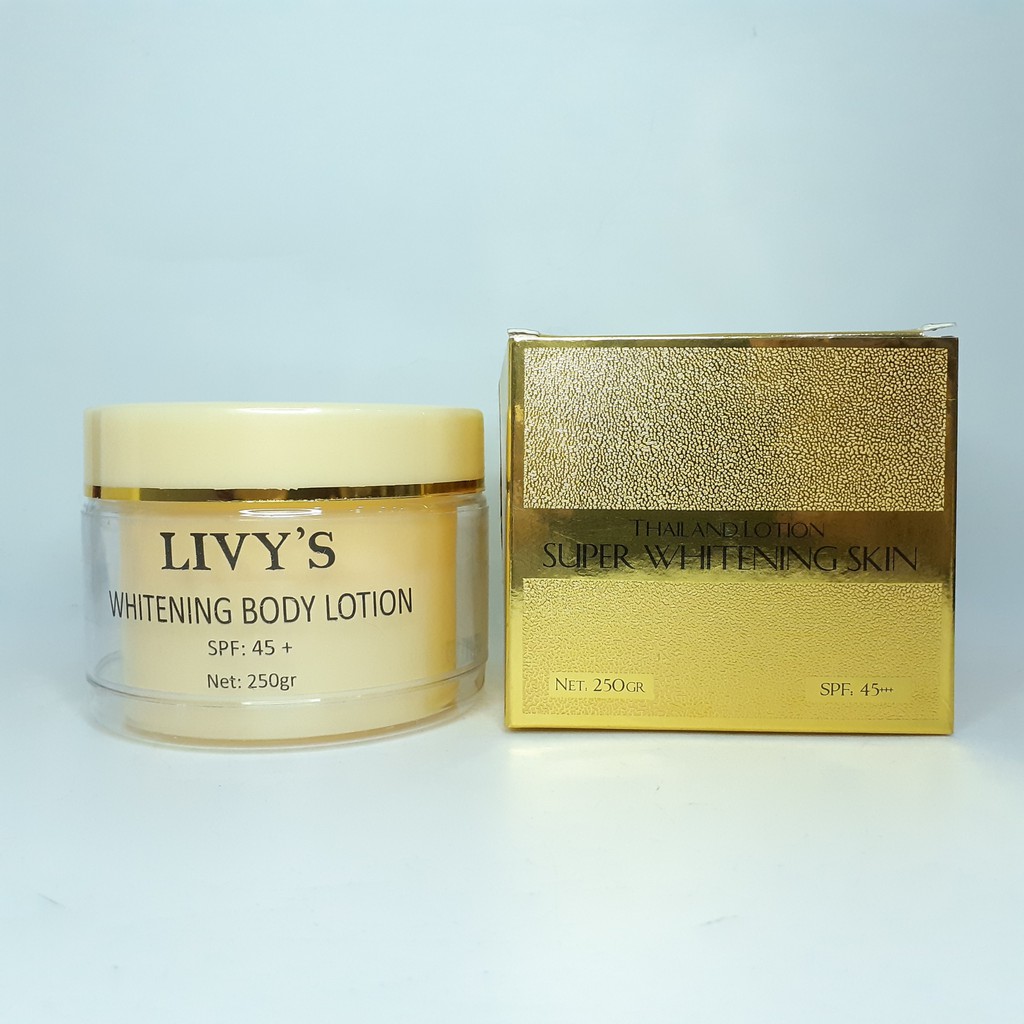 Kem dưỡng trắng body Livy’s Thailand Vàng/ Đen 250g