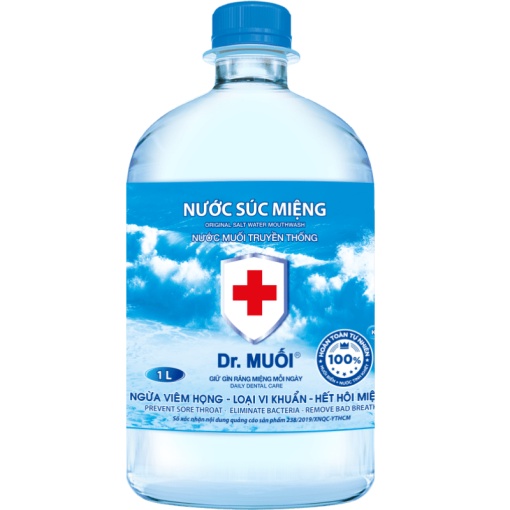 Nước Súc Miệng Dr. Muối Truyền Thống 1 lít