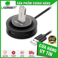 Bộ Chia USB 4 Cổng UGREEN 20277- Hub USB 2.0 - Hàng Chính Hãng