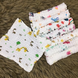 Khăn sữa aden 6 lớp/30x30cm