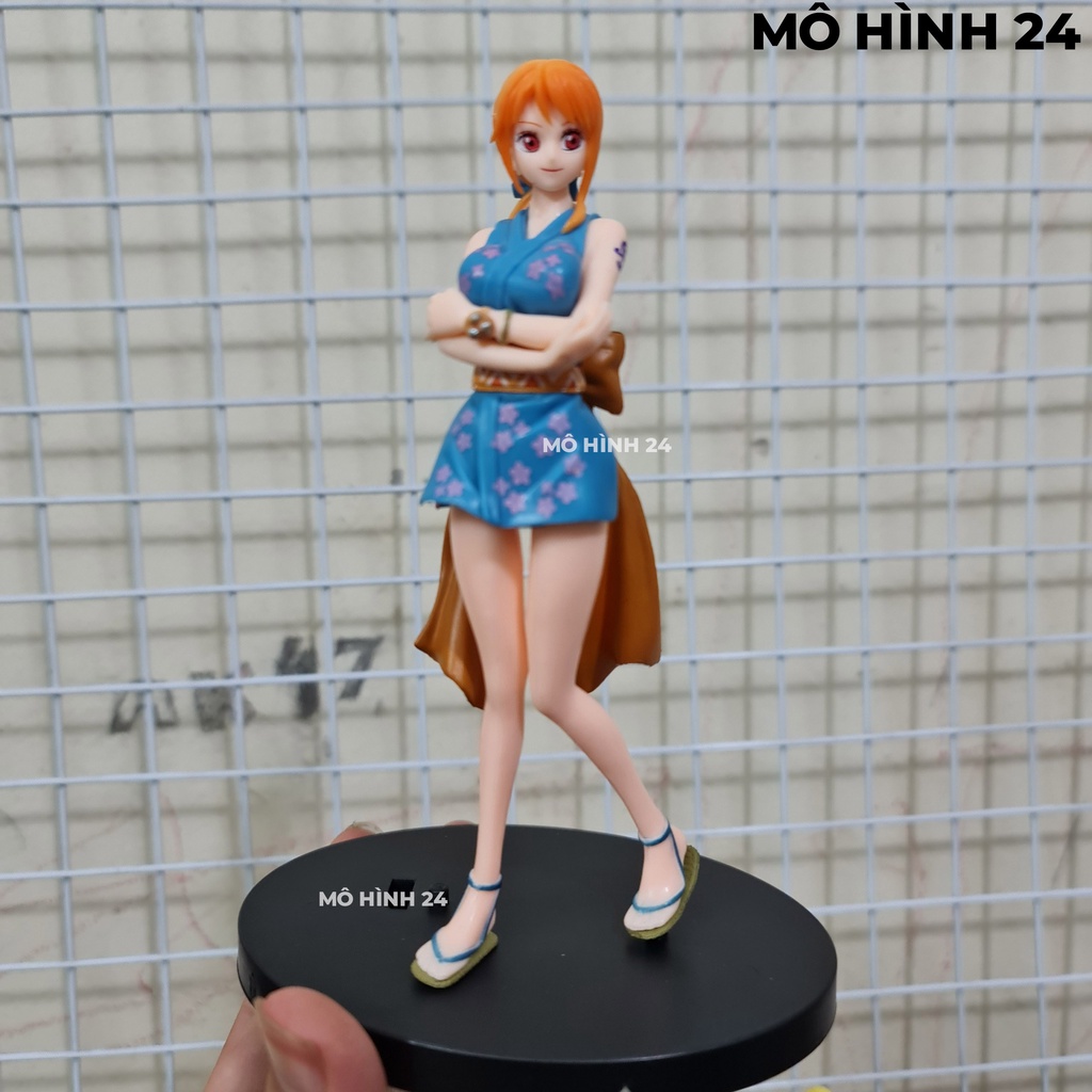 MÔ HÌNH Nami wano váy xanh Trong anime One Piece đảo hải tặc figue onepiece vua hải tặc one piece băng mũ rơm