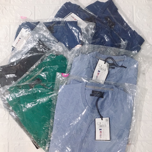 Áo nam dệt kim sweater cortefiel xuất dư